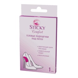 Подушечки гелевые Sticky Комфорт под пятку 2 шт.