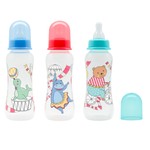 Бутылочка для кормления, Lubby (Лабби) 250 мл арт. 16401 Джаст с молочной соской от 0 мес