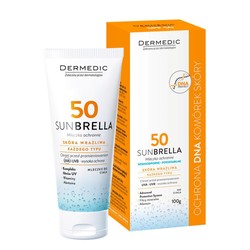 Крем для лица Dermedic Санбрелла для для сухой и нормальной кожи SPF50+ солнцезащитный 50 г