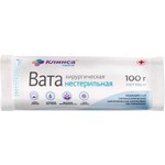 Вата нестерильная хирургическая, Клинса 100 г