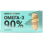 Олевигам премиум омега-3 90%, капсулы 1300 мг 30 шт