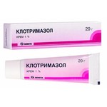 Клотримазол, крем для наружного применения 1% 20 г 1 шт туба