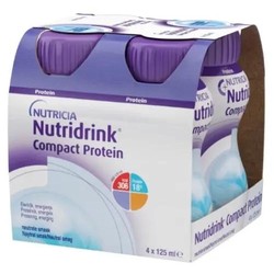 Смесь для энтерального питания жидкая 125 мл 4 шт. Nutridrink компакт протеин нейтральный