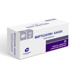Миртазапин Канон, таблетки покрытые пленочной оболочкой 30 мг 30 шт