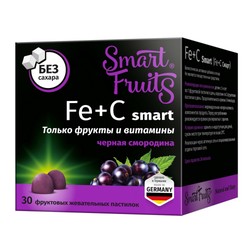 Fe+C Смарт Smart Fruits Железо с витамином C 30 шт. паст. жев. 2.5 г