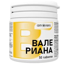 Валериана ComForte БАД к пище 50 шт. табл. 200 мг