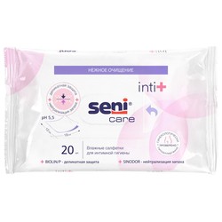 Салфетки влажные для интимной гигиены Seni Кэа Инти+ 20 шт.