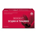 Венозол, Вис капсулы 0.42 г 60 шт конский каштан экстракт эсцин и тиамин