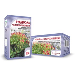 Родиола четырехчленная (красная щетка) корни и корневища 20 шт. ф/пак. 2 г