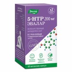 5-гидрокситриптофан (5-НТР), капсулы 200 мг / 0.25 г 60 шт БАД нелекарственный антидепрессант