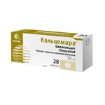 Кальцемара, таблетки покрытые оболочкой пленочной 30 мг 28 шт