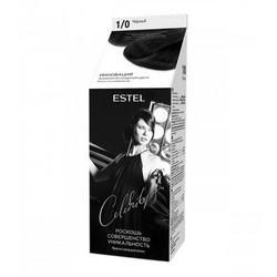 Краска для волос Estel Celebrity 1/0 черный