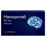 Меморитаб, таблетки диспергируемые 10 мг 30 шт