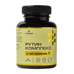 Рутин комплекс, Летофарм капсулы 0.6 г 30 шт с витамином С банка