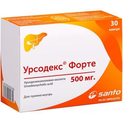 Урсодекс форте капс. 500 мг 30 шт.