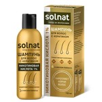 Шампунь для волос, Solnat (Солнат) 150 мл Никотиновая кислота 1% с кератином