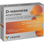 D-манноза комплекс, Vitamir (Витамир) таблетки 500 мг / 865 мг 30 шт БАД экстракт толокнянки