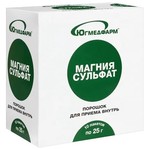 Магния сульфат, порошок 25 г 10 шт