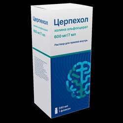 Церпехол р-р д/приема внутрь 600 мг/7 мл 240 мл 1 шт.