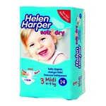 Подгузники, Helen Harper (Хелен Харпер) 4-9 кг 14 шт софт энд драй миди