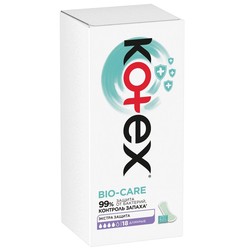 Прокладки женские ежедневные Kotex Био-Кеа защита от бактерий экстра защита длинные 18 шт.
