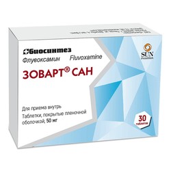 Зоварт Сан табл. п/о пленочной 50 мг 30 шт.