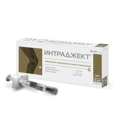 Интраджект средство для замещения синовиальной жидкости 1 шт. 1.8% 2 мл