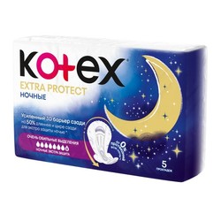 Прокладки женские Kotex Экстра протект ночные 5 шт.