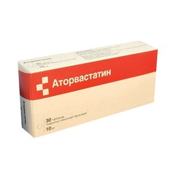 Аторвастатин табл. п/о пленочной 10 мг 30 шт.