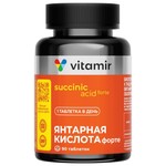 Янтарная кислота Форте, Витамир таблетки 620 мг 90 шт