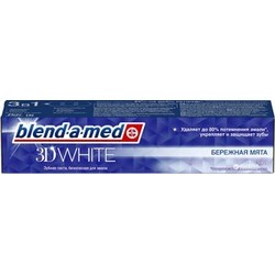 Зубная паста Blend-a-med 3Д Уайт Бережная мята 100 мл