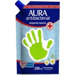Мыло жидкое, Aura (Аура) 500 мл Антибактериальный эффект ромашка дой-пак