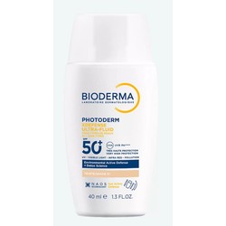 Флюид солнцезащитный Bioderma Фотодерм Эксдифенс SPF 50+ для всех типов кожи 40 мл очень светлый оттенок
