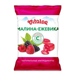Леденцы Виталор малина ежевика с витамином С 60 г