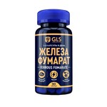 Железа фумарат, GLS (ДжиЭлЭс) капсулы 300 мг 90 шт