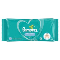 Салфетки влажные детские 52 шт. Pampers фреш клин