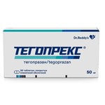 Тегопрекс, таблетки покрытые пленочной оболочкой 50 мг 30 шт