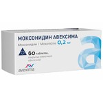 Моксонидин Авексима, таблетки покрытые оболочкой пленочной 0.2 мг 60 шт