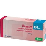 Лориста, таблетки покрытые пленочной оболочкой 100 мг 28 шт