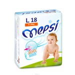 Подгузники, Mepsi (Мепси) 9-16 кг р. l 18 шт