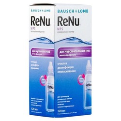 Раствор для ухода за контактными линзами ReNu МПС универсальный для чувствительных глаз 120 мл
