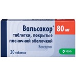 Вальсакор, таблетки покрытые пленочной оболочкой 80 мг 30 шт