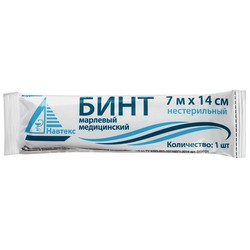 Бинт нестерильный р. 7мx14см 32 г/м.кв.