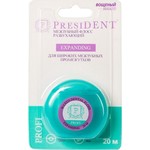 Зубная нить (флосс), PresiDent (Президент) арт. 204 20 м разбухающий
