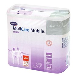 Подгузники-трусы для взрослых Molicare Мобайл супер 14 шт.