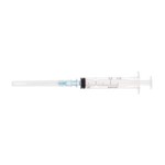 Шприц одноразовый, Pharmatech JV (Фарметех Джи Ви) 2 мл р. 0.6ммх30мм 23G 100 шт трехкомпонентный с иглой Луер