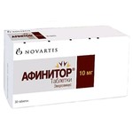 Афинитор, таблетки 10 мг 30 шт