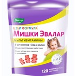 Бэби Формула мишки, пастилки жевательные 120 шт Мультивитамины йод и холин