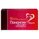 Панангин Форте, таблетки покрытые пленочной оболочкой 316 мг+280 мг 60 шт