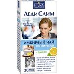 Чай имбирный, Леди Слим фильтр-пакет 2 г 30 шт лимон